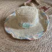 Louis Vuitton Rainbow color straw bucket hat 02 - 3