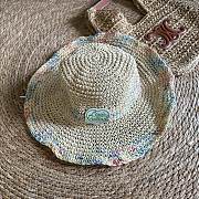 Louis Vuitton Rainbow color straw bucket hat 02 - 2