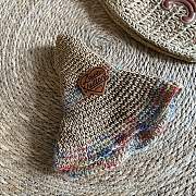 Louis Vuitton Rainbow color straw bucket hat 01 - 5