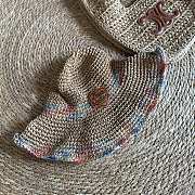 Louis Vuitton Rainbow color straw bucket hat 01 - 3