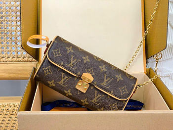 Louis Vuitton Camille Pochette Bag Canvas Material