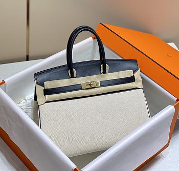 Hermes Birkin 35 Swift Leather In Black