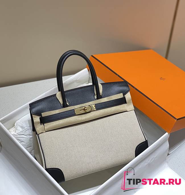 Hermes Birkin 30 Swift Leather In Black - 1
