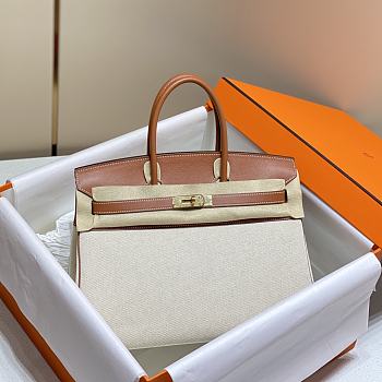 Hermes Birkin 35 Swift Leather In Brown