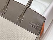 Hermes Birkin 35 Swift Leather In Gray - 3