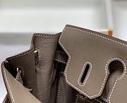 Hermes Birkin 30 Swift Leather In Gray - 3