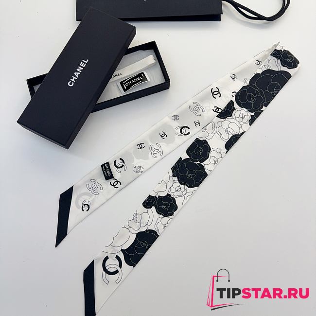 Chanel Silk Scarf 01 - 1