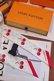 LV x TM Denim Cerise Headband White - 6