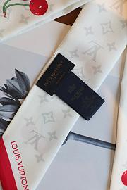 LV x TM Denim Cerise Headband White - 5