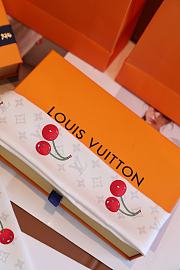 LV x TM Denim Cerise Headband White - 2