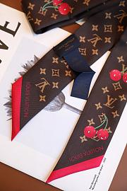 LV x TM Denim Cerise Headband Monogram - 5