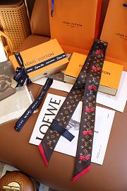 LV x TM Denim Cerise Headband Monogram - 3