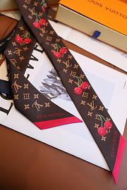 LV x TM Denim Cerise Headband Monogram - 4