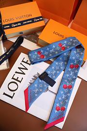 LV x TM Denim Cerise headband - 5