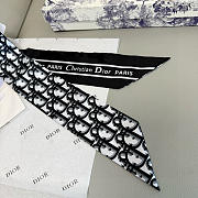 Dior Mitza Scarf Twilly Silk In Black - 6