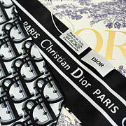 Dior Mitza Scarf Twilly Silk In Black - 4