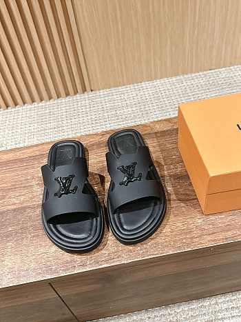 Louis Vuitton Slippers In Light Black