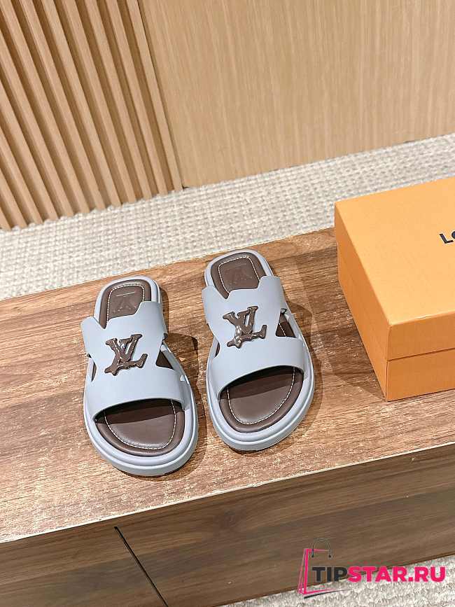 Louis Vuitton Slippers In Light Blue 01 - 1