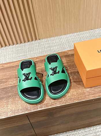 Louis Vuitton Slippers In Green
