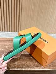 Louis Vuitton Slippers In Green - 6