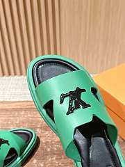 Louis Vuitton Slippers In Green - 3