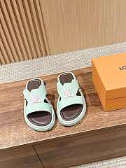 Louis Vuitton Slippers In Light Green - 1