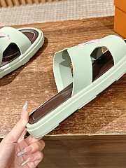 Louis Vuitton Slippers In Light Green - 5