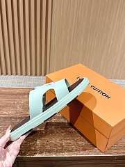 Louis Vuitton Slippers In Light Green - 4