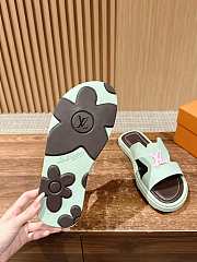 Louis Vuitton Slippers In Light Green - 2