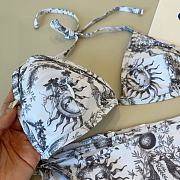 Dior one-piece swimsuit gray - 4