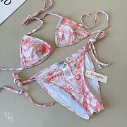 Dior one-piece swimsuit pink - 4