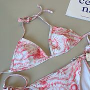 Dior one-piece swimsuit pink - 3