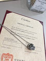 Cartier Animal Series Cheetah Head Diamond Necklace - 5