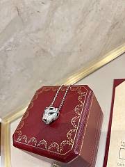 Cartier Animal Series Cheetah Head Diamond Necklace - 2
