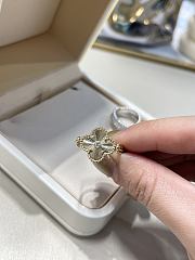 VCA Blue agate double-sided ring - 5