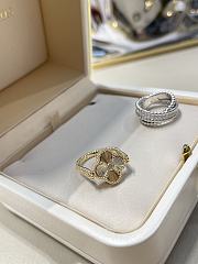 VCA Blue agate double-sided ring - 4