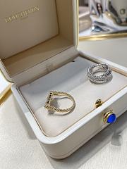 VCA Blue agate double-sided ring - 3