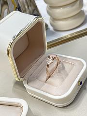 Chopard Pink Heart Diamond Ring Rose Gold - 6