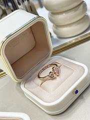 Chopard Pink Heart Diamond Ring Rose Gold - 5