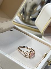 Chopard Pink Heart Diamond Ring Rose Gold - 4