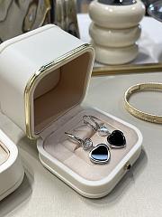Chopard Black Onyx Heart Diamond Earrings - 2
