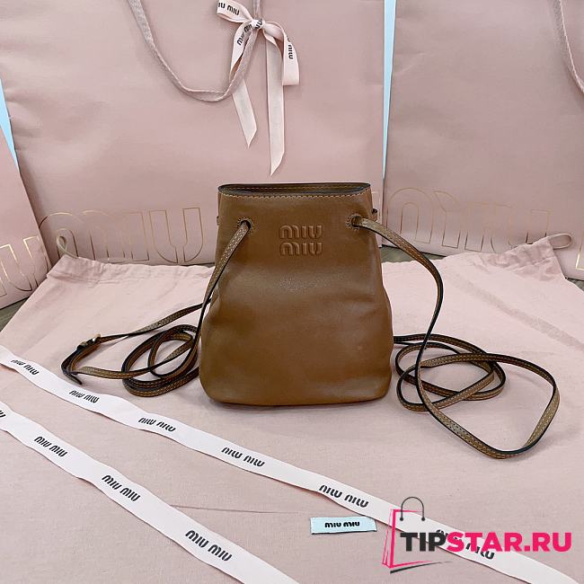 Miumiu Nappa leather mini-bag Oak Color - 1