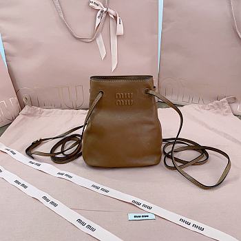 Miumiu Nappa leather mini-bag Oak Color