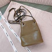 Miumiu Nappa leather mini-bag Oak Color - 6