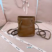 Miumiu Nappa leather mini-bag Oak Color - 5