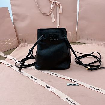 Miumiu Nappa leather mini-bag Black Color
