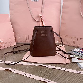 Miumiu Nappa leather mini-bag Briarwood Color