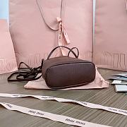 Miumiu Nappa leather mini-bag Briarwood Color - 6