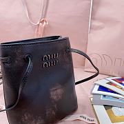 Miumiu Nappa leather pouch Coffee Color - 6
