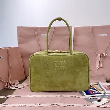 Miumiu Beau nappa Bag In Green